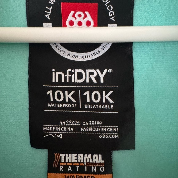 Women's Black and Mint Jacket - Picture 2 of 5